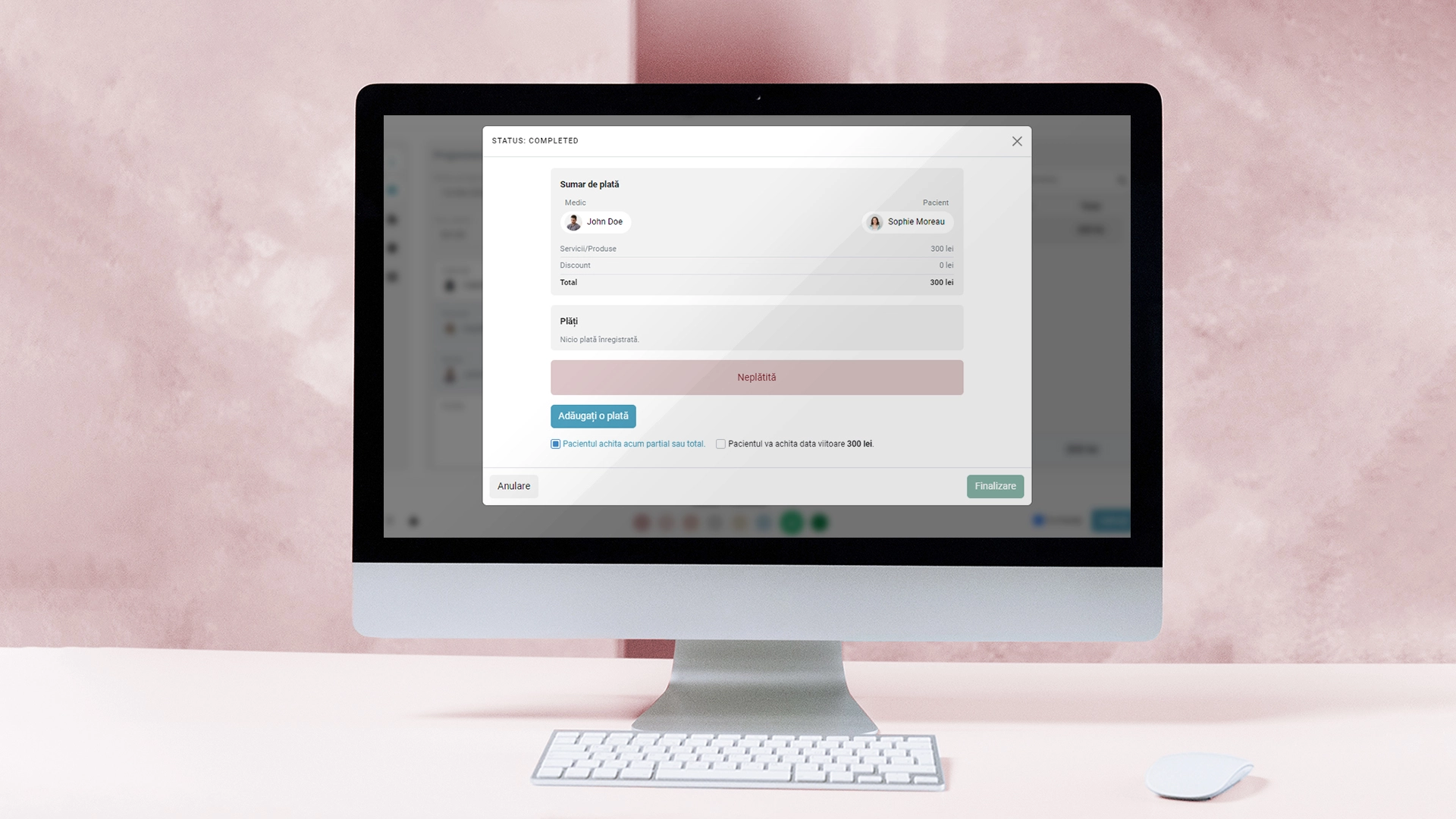 Gestiunea Încasărilor și Plăților caracteristica aplicației software